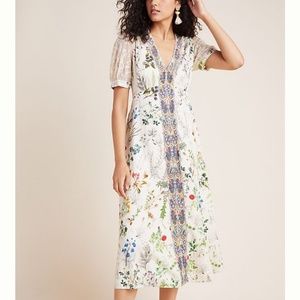 Anthropologie Donna midi dress